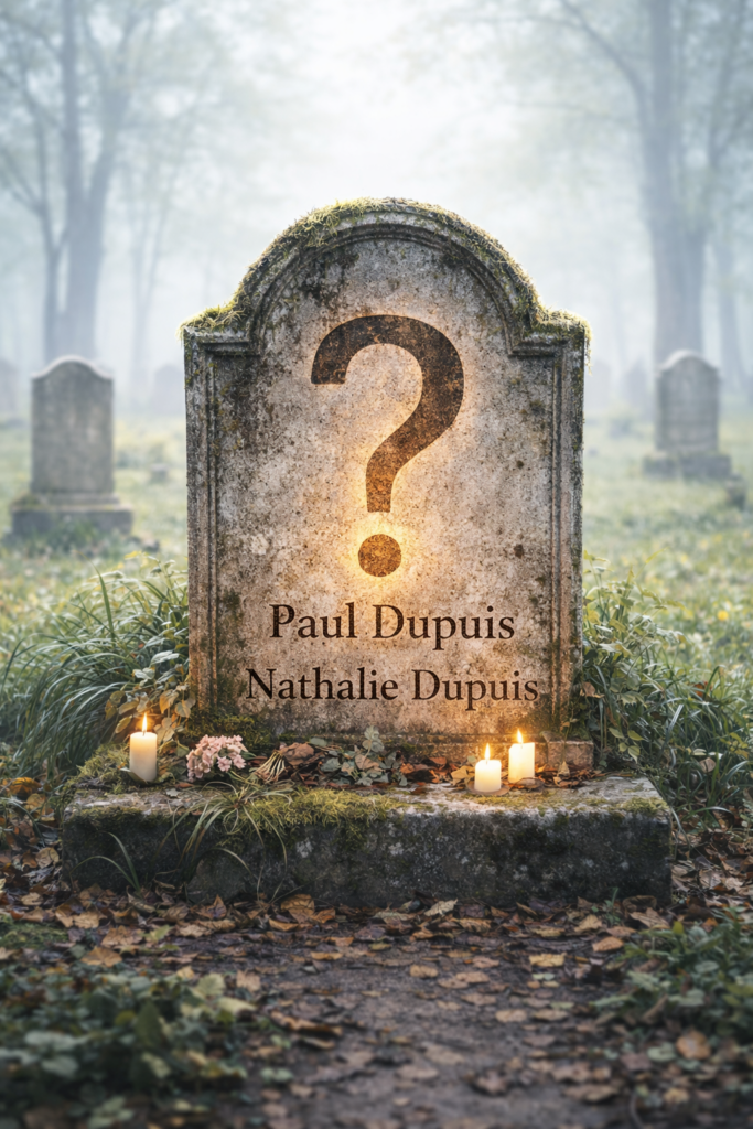 Interrogation sur noms présents sur une tombe