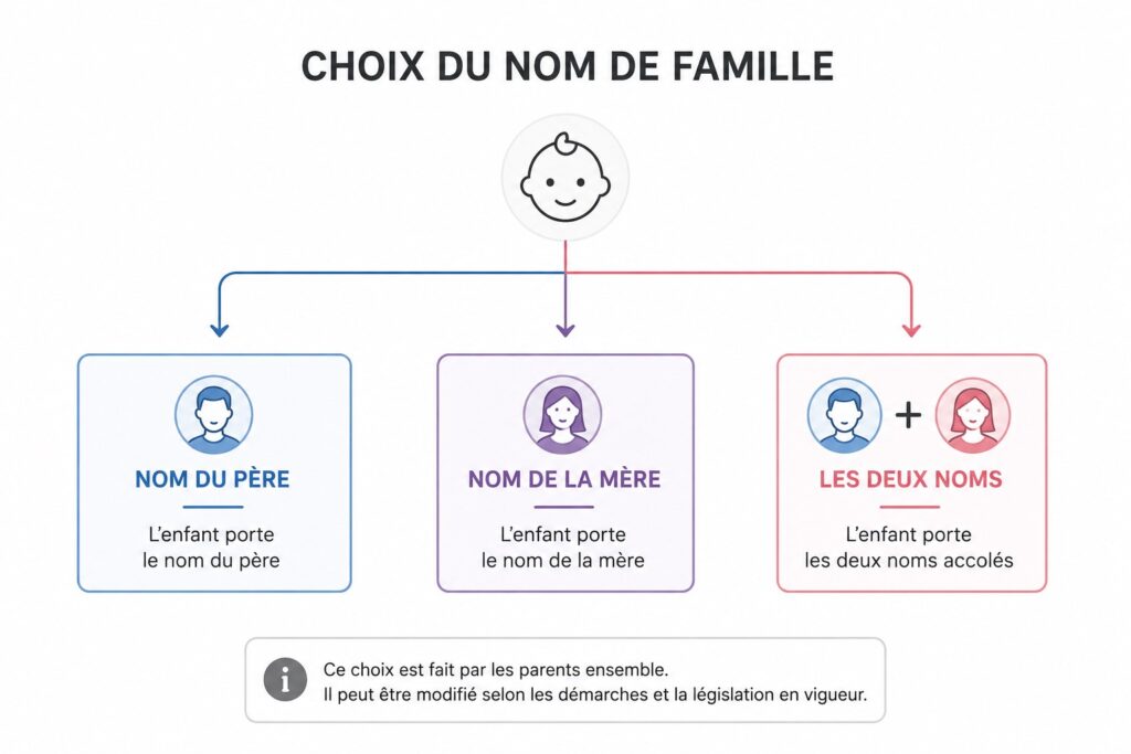Choix du nom de famille